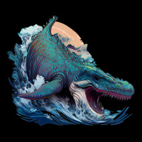 Dinosaurus Ocean V-neck Tee | Artistshot