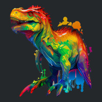 Dinosaurus Rainbow Crewneck Sweatshirt | Artistshot