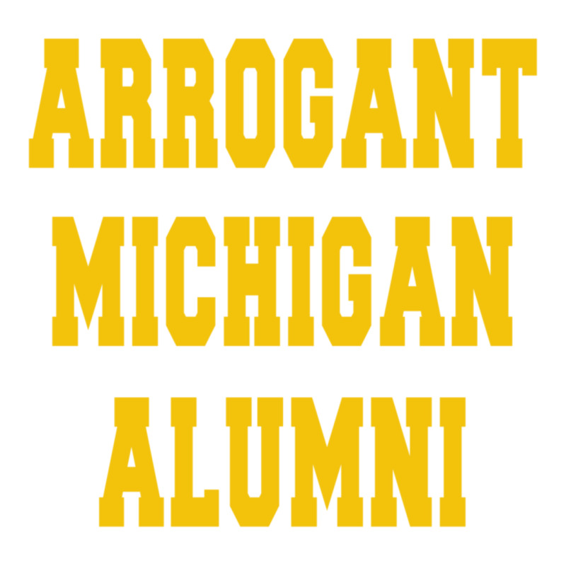 Arrogant Michigan Alumni Long Sleeve Baby Bodysuit | Artistshot