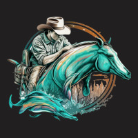 Dolphins Cowboy T-shirt | Artistshot