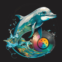 Dolphins Dj T-shirt | Artistshot