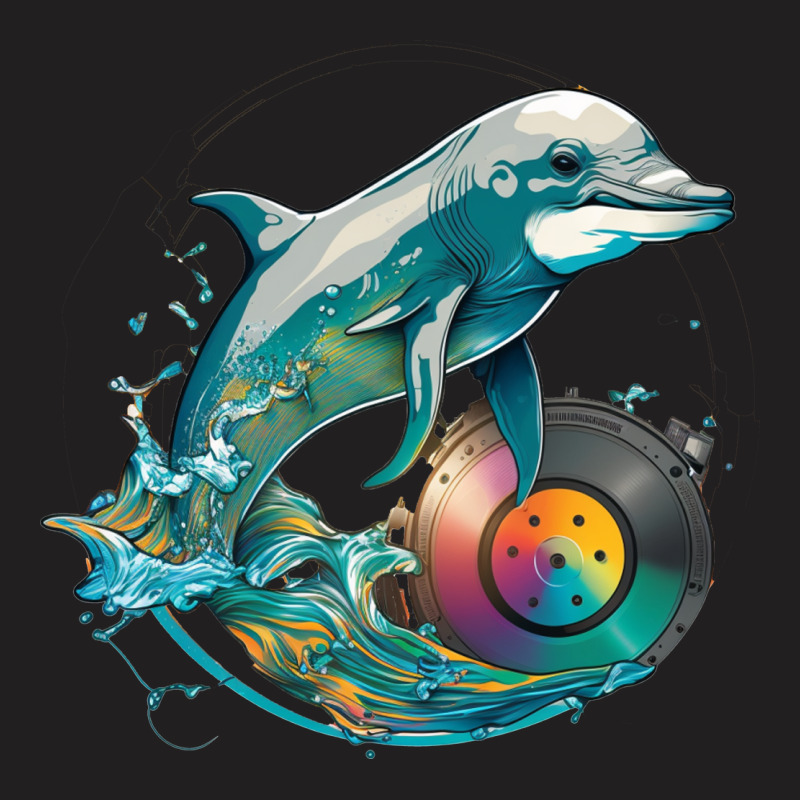 Dolphins Dj T-Shirt by ZoritaStrong290 | Artistshot