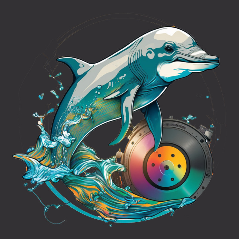 Dolphins Dj Vintage Hoodie by ZoritaStrong290 | Artistshot