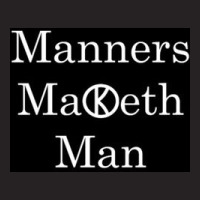 Manners Maketh Man   Slogan Vintage Cap | Artistshot