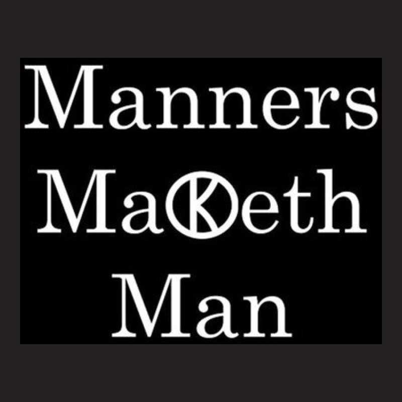 Manners Maketh Man   Slogan Vintage Cap by Maguireoik | Artistshot