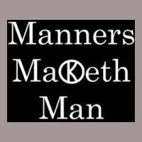 Manners Maketh Man   Slogan Vintage Hoodie | Artistshot