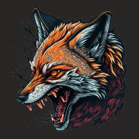 Fox Angry Ladies Fitted T-shirt | Artistshot