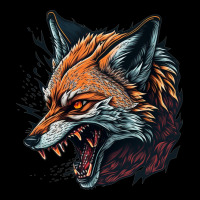 Fox Angry Women's V-neck T-shirt | Artistshot