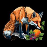 Fox Eating Fruit Lightweight Hoodie | Artistshot