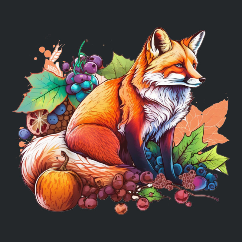 Fox Fruit Crewneck Sweatshirt by ZoritaStrong290 | Artistshot