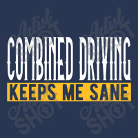 Horse Combined Driving Keeps Me Sane I Car Men Denim Jacket | Artistshot