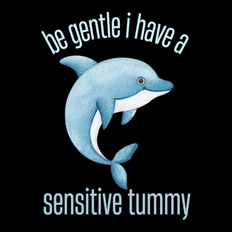 Be Gentle I Have A Sensitive Tummy Cropped Sweater by LARRYGONZALEZ | Artistshot