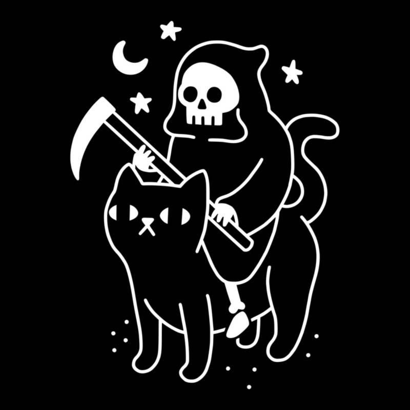 Death Rides A Black Cat Graphic T-shirt by CynthiaTheresaWhite | Artistshot