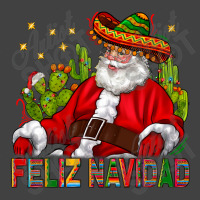 Feliz Navidad Santa With Cactus Vintage T-shirt | Artistshot