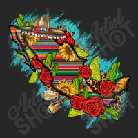 Mexico Map With Leopard And Sunflowers Men's T-shirt Pajama Set | Artistshot