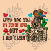 Love You Till My Lungs Give Out I Ain't Lyin' Cropped Hoodie | Artistshot