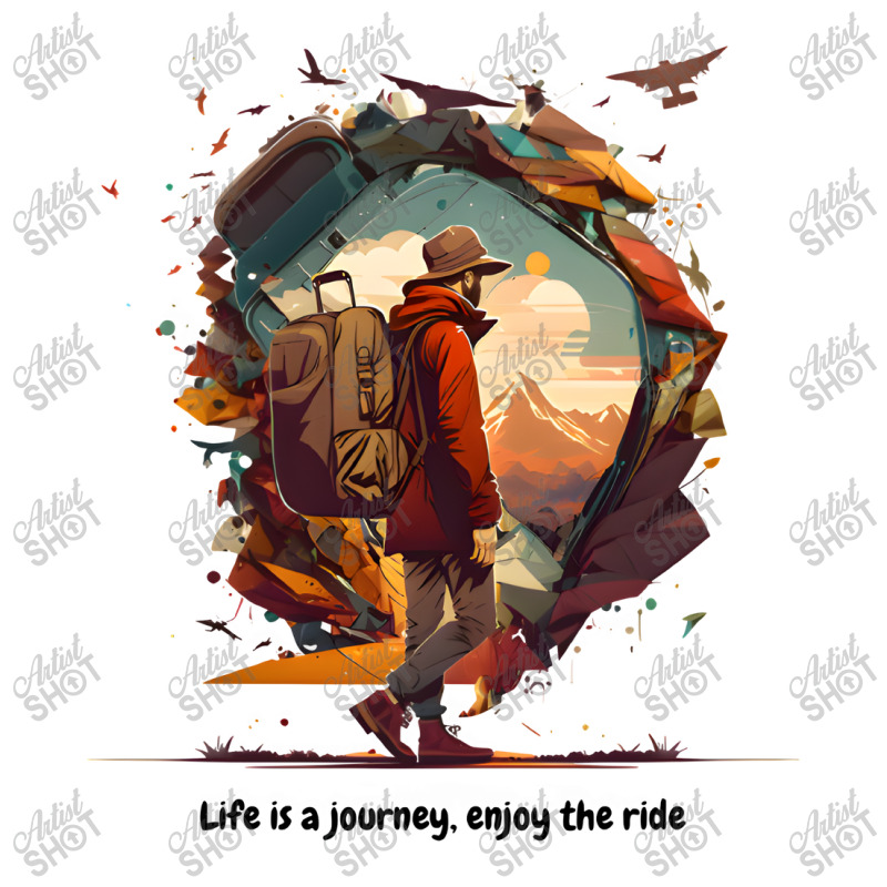 Life Is Journey , And Enjoy The Ride Men's Long Sleeve Pajama Set | Artistshot
