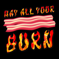 Calcifer Bacon Burn Quote Cropped Hoodie | Artistshot