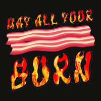 Calcifer Bacon Burn Quote Scorecard Crop Tee | Artistshot