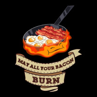 Calcifer. May All Your Bacon Burn Cropped Sweater | Artistshot