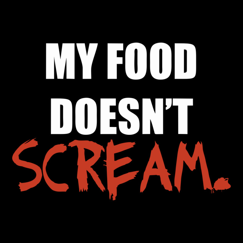 My Food Doesnt Scream Women's V-Neck T-Shirt by rabyjagongano | Artistshot