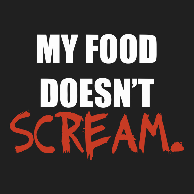 My Food Doesnt Scream Ladies Polo Shirt by rabyjagongano | Artistshot