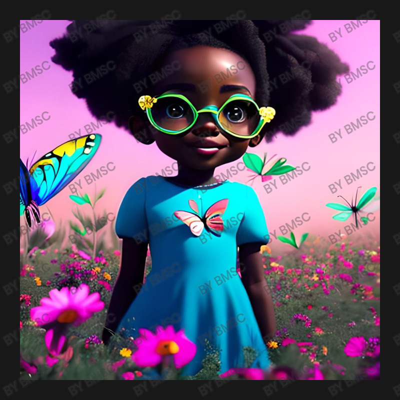 Little Black Girl With Eyeglasses Flannel Shirt | Artistshot