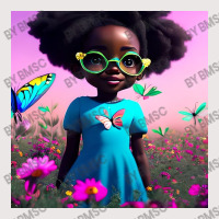 Little Black Girl With Eyeglasses Pocket T-shirt | Artistshot
