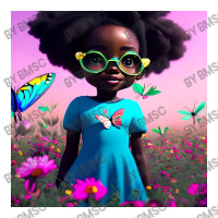 Little Black Girl With Eyeglasses Baby Tee | Artistshot