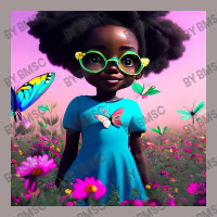 Little Black Girl With Eyeglasses Vintage Hoodie | Artistshot