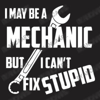 I May Be A Mechanic But I Can T Fix Stupid T-shirt | Artistshot