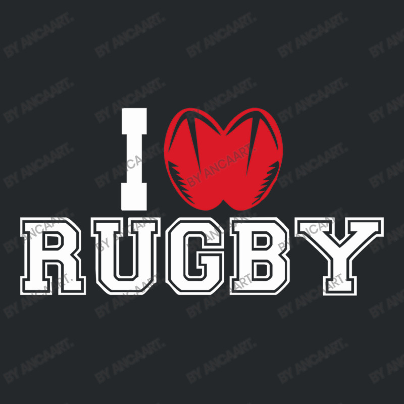 I Love Rugby Mens Funny Cotton Crewneck Sweatshirt | Artistshot