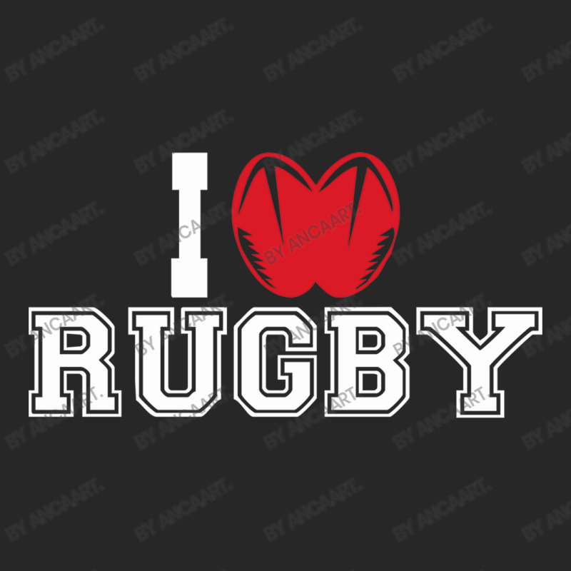 I Love Rugby Mens Funny Cotton Men's T-shirt Pajama Set | Artistshot