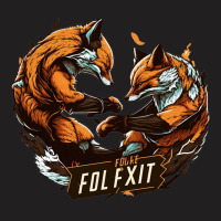 Fox Fight T-shirt | Artistshot