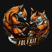 Fox Fight Graphic T-shirt | Artistshot