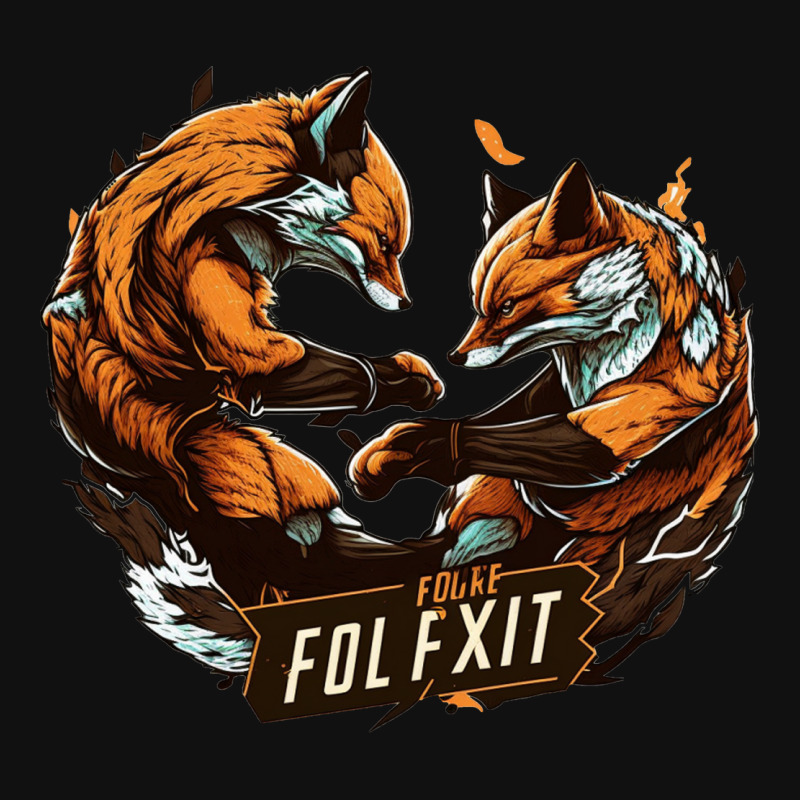 Fox Fight Graphic T-shirt by ZoritaStrong290 | Artistshot