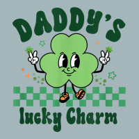 Daddy's Lucky Charm St. Patrick's Day Kids Boy Gir Unisex Sherpa-lined Denim Jacket | Artistshot