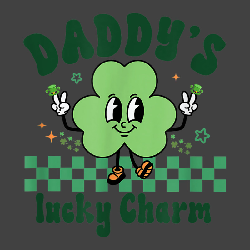 Daddy's Lucky Charm St. Patrick's Day Kids Boy Gir Vintage T-shirt | Artistshot