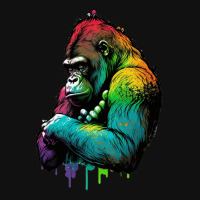 Gorilla Rainbow Graphic T-shirt | Artistshot