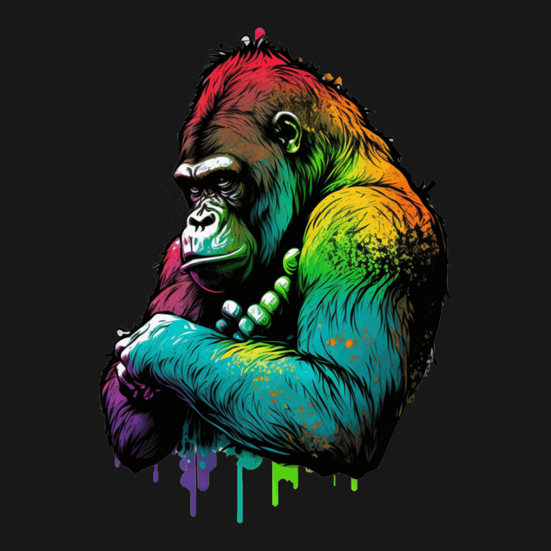 Gorilla Rainbow Flannel Shirt by UrielTurner100 | Artistshot