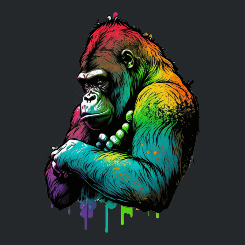 Gorilla Rainbow Crewneck Sweatshirt by UrielTurner100 | Artistshot