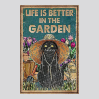 Cat And Garden Life Is Better Gardening Women's Triblend Scoop T-shirt | Artistshot