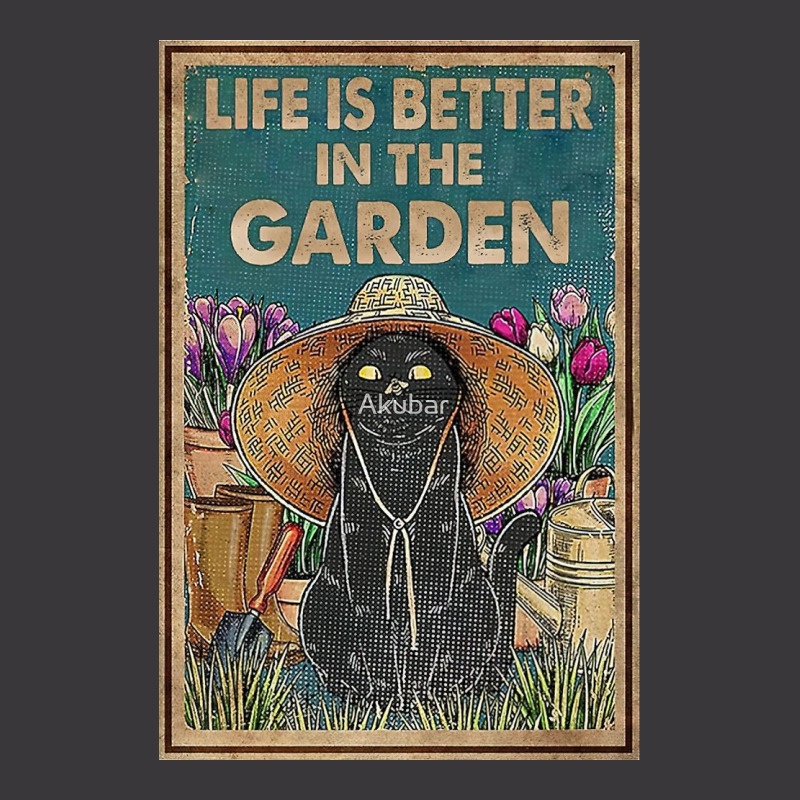 Cat And Garden Life Is Better Gardening Ladies Curvy T-shirt | Artistshot