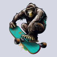 Gorilla Skateboard Fleece Short | Artistshot