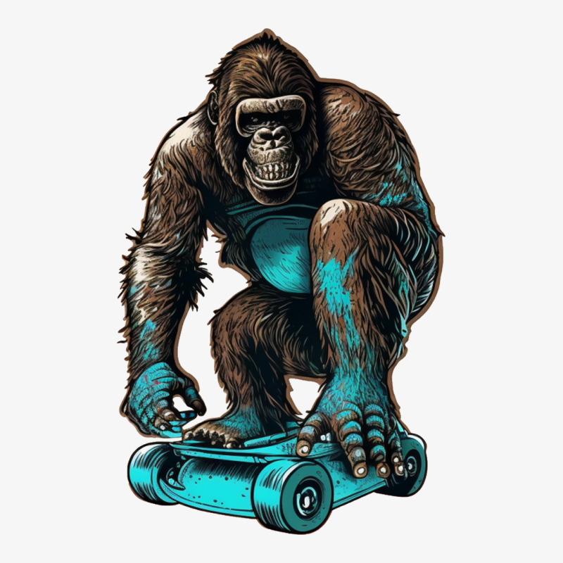 Gorilla Skateboard Champion Hoodie by UrielTurner100 | Artistshot