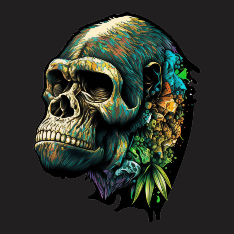 Gorilla Skull T-Shirt by UrielTurner100 | Artistshot