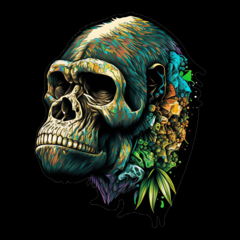 Gorilla Skull Zipper Hoodie by UrielTurner100 | Artistshot