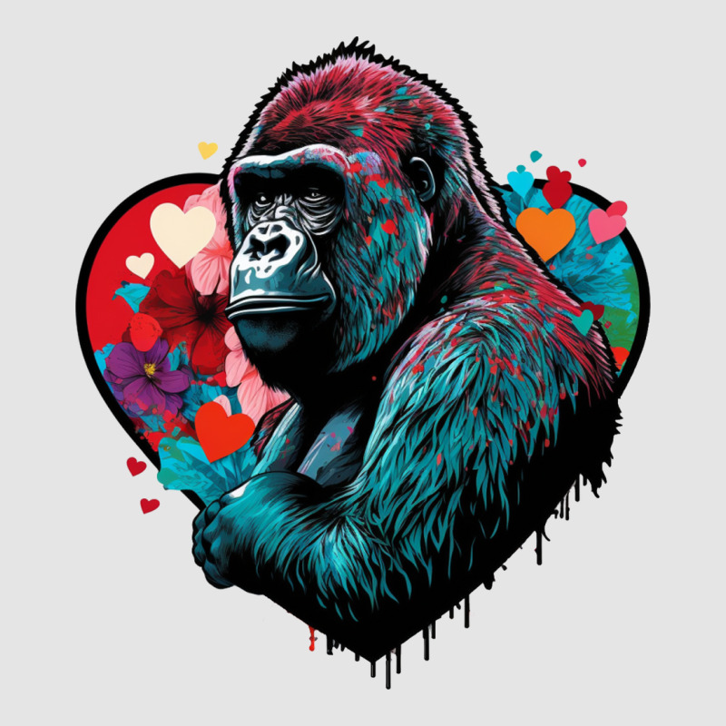 Gorilla Valentine Exclusive T-shirt by UrielTurner100 | Artistshot