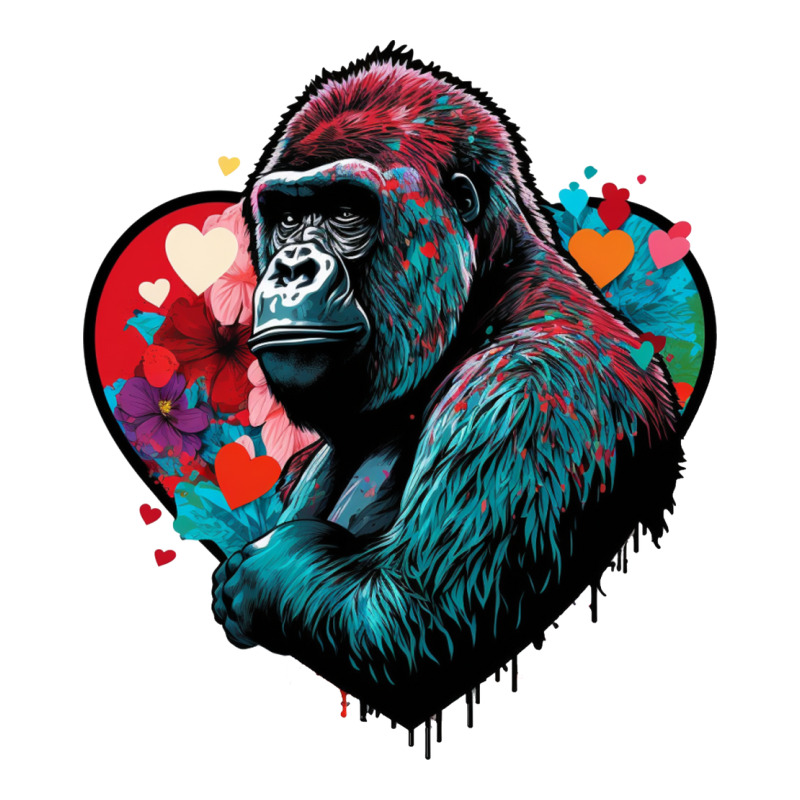 Gorilla Valentine Men's T-shirt Pajama Set by UrielTurner100 | Artistshot