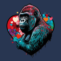 Gorilla Valentine Men Denim Jacket | Artistshot